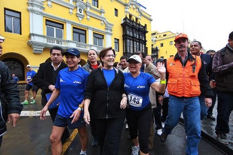 Susana Villarán participó de las actividades por el 477° aniversario de Lima