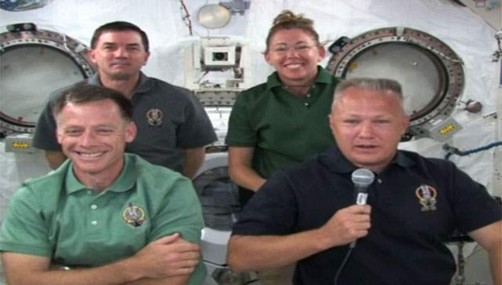 Astronautas del Atlantis empacan para su último regreso a la Tierra
