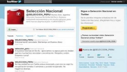 Selección peruana estrenó cuenta de Twitter