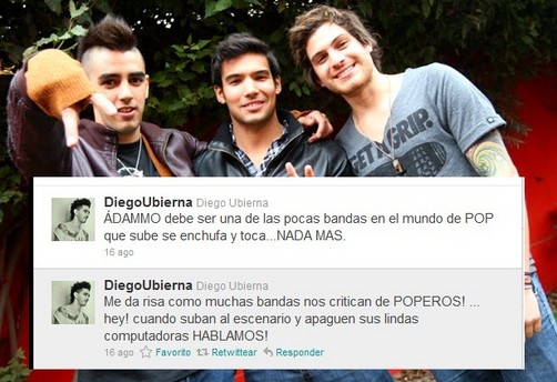 El baterista de Ádammo se defendió ante críticas a la banda