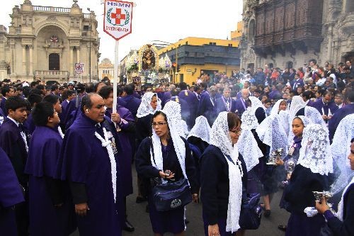 Despacho Presidencial recibirá hoy al Señor de los Milagros