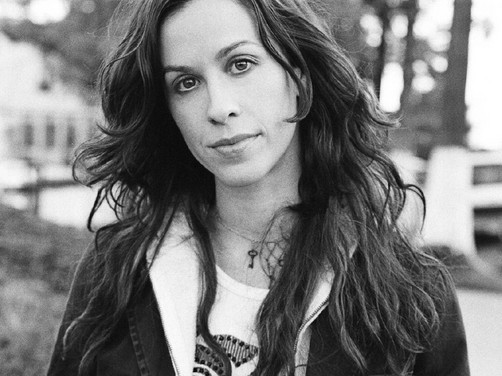 Alanis Morrisette de paseo con su familia