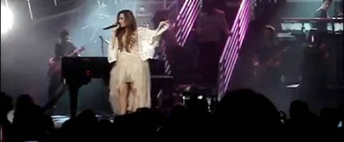 Demi Lovato hace cover de Maroon 5 y Christina Aguilera