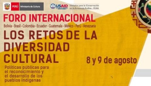 Ministerio de Cultura organiza Foro Internacional por el Día de los Pueblos Indígenas
