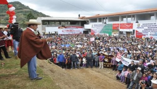 Gobierno Central destina más de S/. 16 millones en obras para el distrito de Yauyucan