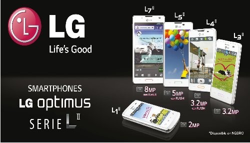 CLARO presenta portafolio de smartphones LG Optimus Serie LII