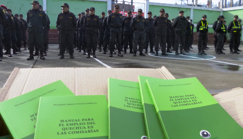 Ministerio de Cultura presentará manual de quechua para policías