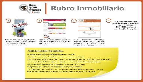 INDECOPI impuso 268 sanciones a más de un centenar de inmobiliarias