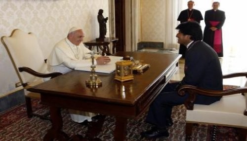 Morales se reunió con el papa Francisco por más de 40 minutos en el Vaticano