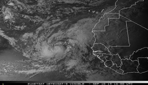 Humberto es el primer huracán de la temporada 2013