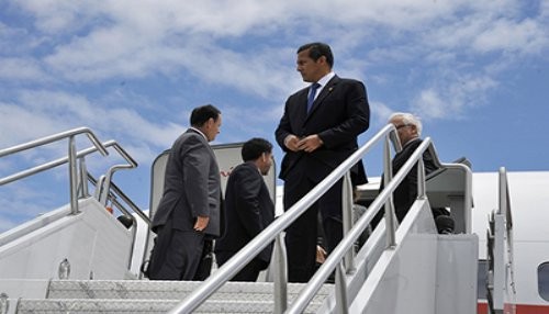 Arribó a Nueva York el presidente Humala con el objetivo de cumplir recargada agenda de trabajo