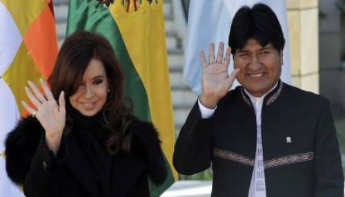 Morales expresa su solidaridad y deseo de pronta recuperación a presidenta de la Argentina