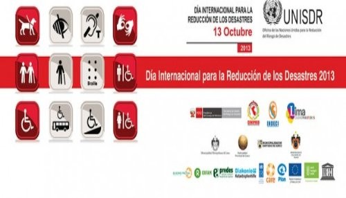 Campaña por el Día Internacional para la reducción de desastres priorizará a personas con discapacidad