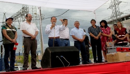 Inauguran obras de reforzamiento de línea de transmisión Moyobamba  Rioja
