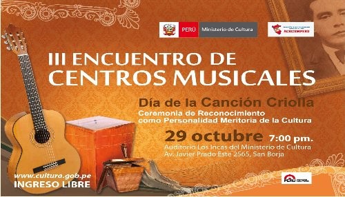 Criollismo de fiesta en el Ministerio de Cultura