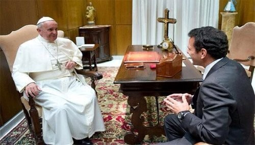 El encuentro con el Papa Francisco