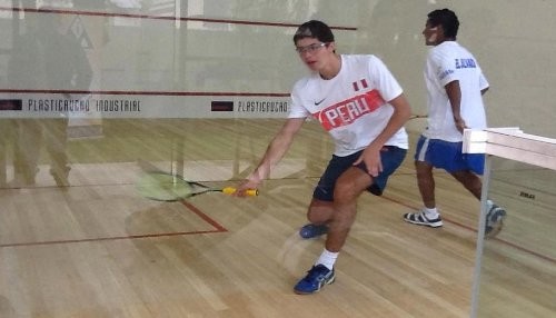 Diego Elías viajó a la ciudad de Bucaramanga para participar en el Abierto de Squash de Colombia