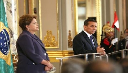 Declaración conjunta de los Presidentes Ollanta Humala Tasso, y Dilma Rousseff, del Brasil