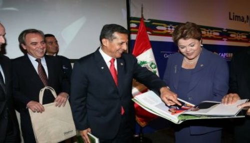 Presidente Humala destaca que presencia de Dilma Rousseff en Lima refleja voluntad política de integración real