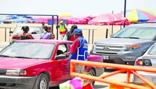 Cobro por servicio de estacionamiento en playas del litoral se realiza luego de prestado el servicio