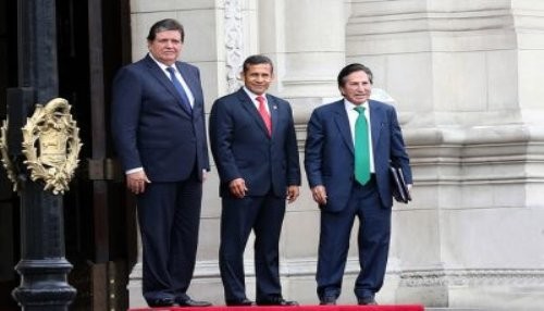 Presidente Ollanta Humala se reunió con ex mandatarios García y Toledo