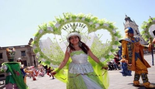 Palacio de Gobierno fue escenario de tradicional Fiesta del Carnaval de Cajamarca 2014