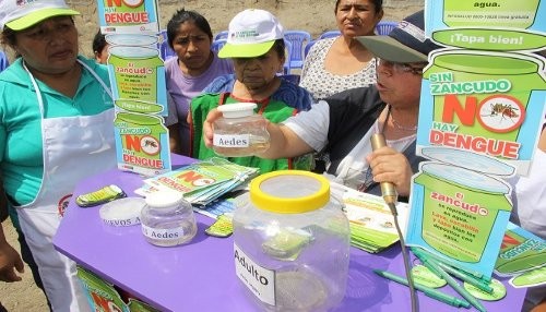 Minsa realiza campaña contra el dengue en mercados del centro y norte de Lima