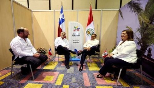 Presidente Ollanta Humala le ratifica con firmeza a Sebastián Piñera que el denominado triángulo terrestre es peruano