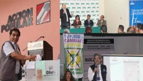 Partidos políticos podrán realizar elecciones internas con asistencia de ONPE para Elecciones Regionales y Municipales
