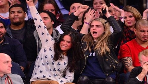 Michelle Rodriguez hace oficial que tiene una relación con la modelo Cara Delevingne