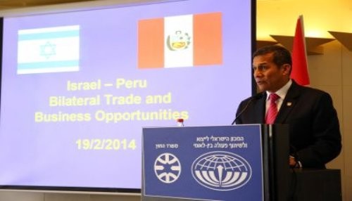 Presidente Humala convoca a inversionistas y empresarios israelíes a invertir en el Perú