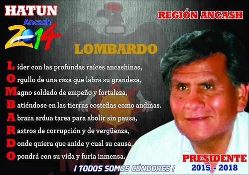 Elecciones regionales en Ancash: Lombardo Mautino se perfila como el rival de César Álvarez