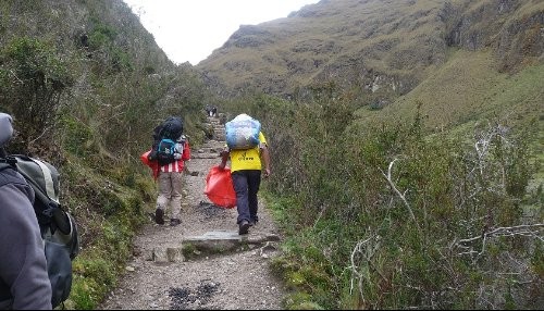 SERNANP recolecta más de 900 kilos de residuos inorgánicos de la Red de Caminos Inca