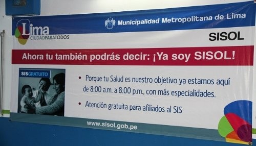 Asegurados al SIS gratuito pueden atenderse en establecimientos de SISOL sin ningún trámite