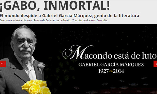 Gabriel García Márquez, 1927-2014