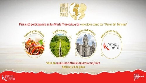 Perú nominado en los World Travel Awards 2014