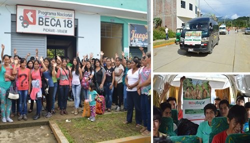 Jóvenes beneficiarios de Beca Especial VRAEM iniciarán clases en institutos y universidades