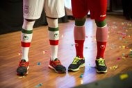 Las medias de los jugadores de Irán se encogen tras el primer lavado