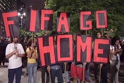 La protesta social y las manifestaciones ganaron espacio en ciudades brasileñas a pocas semanas del Mundial Brasil 2014