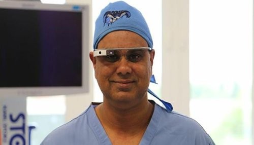 Primera operación transmitida en vivo con Google Glass