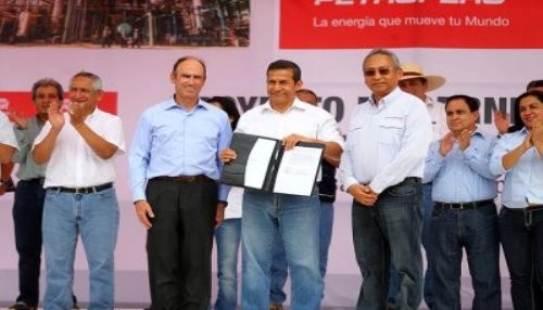 Presidente Humala: Refinería de Talara será la más moderna de la Costa Sur del Pacífico