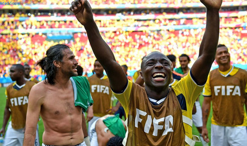 Colombia clasificó a octavos de final del Mundial Brasil 2014