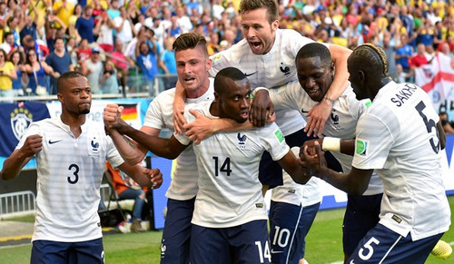 Francia en noche histórica golea a Suiza y clasifica a los octavos de final del Mundial Brasil 2014