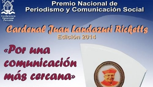 Cáritas del Perú lanza premio para periodistas y comunicadores sociales