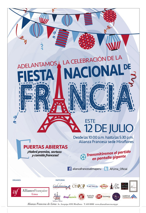 [Perú] Fiesta Nacional de Francia en la Alianza Francesa : Puertas Abiertas