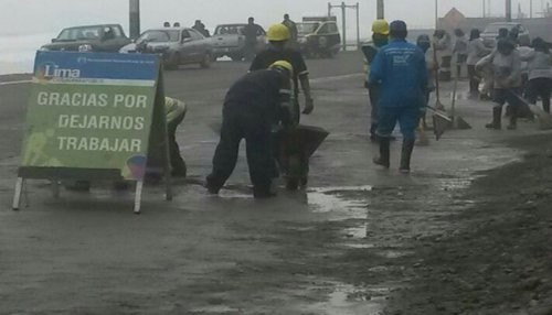 Municipalidad de Lima lidera monitoreo de la Costa Verde ante oleajes anómalos