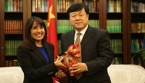 Ministra de Comercio Exterior y Turismo Magali Silva inaugura EXPO PERÚ China