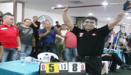 Peruano Cristopher Tevez conquistó medalla de oro en Panamericano de Pool en Colombia