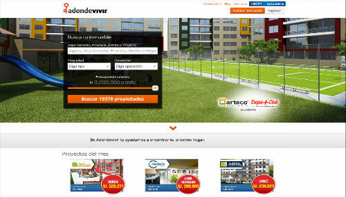 Buscar inmuebles por internet desde una PC o un Smartphone beneficia a los usuarios en tiempo y resultados de búsqueda