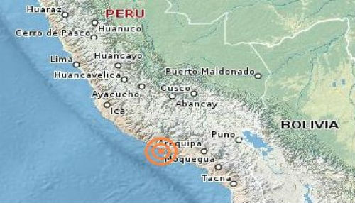 Sismo de 6.0 grados remece Arequipa